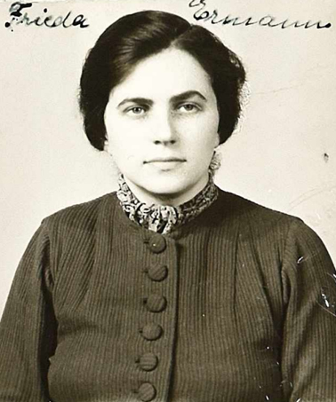 Porträt von Frieda Erman(n), geb. Daniel