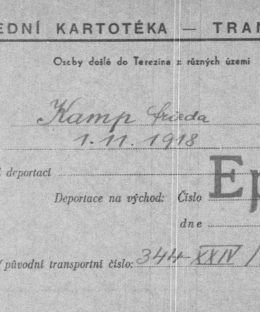 Porträt von Frieda Kamp